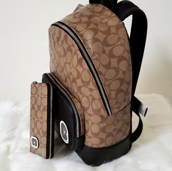 ⚜COACH BACKPACK IN SIGNATURE CANVAS WITH W… main image 7